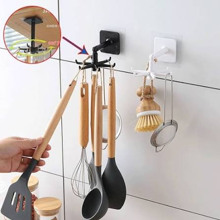 Kitchen Wall Hook | 360 Degree Rotatable